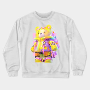 AKBLM - LITTLE KUMA FROM 大阪 IS LOST IN AKIHABARA 秋葉原 | KAWAIICORE ANIME MASCOT Crewneck Sweatshirt